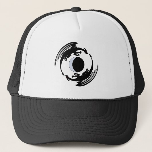 Moon Dragons Fantasy Design Trucker Pet (Voorkant)