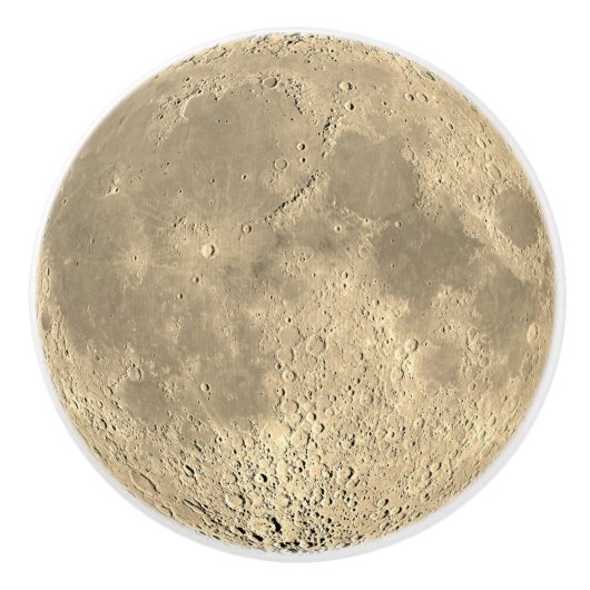 Moon Drawer Pull Dresser Cabinet Knop (Voorkant)