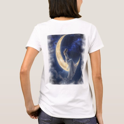 Moon Dreamer T-Shirt – Magisch grafisch T-shirt vo (Achterkant)