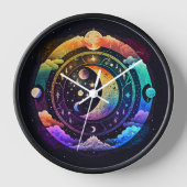 Moon Dreams Wall Clock (Voorkant)