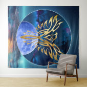 Moon Eagle Wandkleed (In Situ (horizontaal))