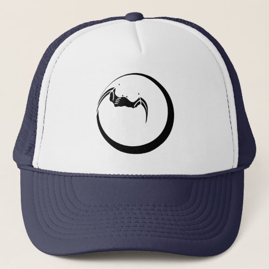 Moon en bat trucker pet (Voorkant)