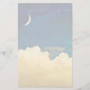 Moon en Cloudscape Briefpapier