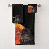 Moon en Raven Bad Handdoek (Insitu)