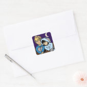 Moon en Rest sticker (Envelop)