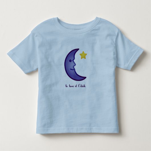 Moon en Star Peuter T-shirt (Voorkant)