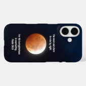 Moon en Star sluiten Bijbelvers telefoonhoesje Case-Mate iPhone Case (Achterkant (horizontaal))