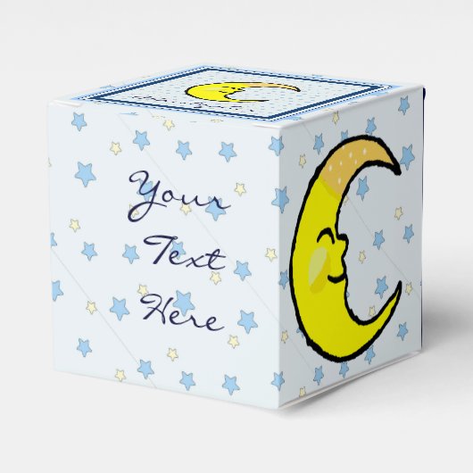 Moon en sterren bedankdoosjes (Voorkant Zijde)