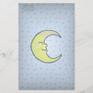 Moon en sterren briefpapier
