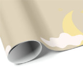 Moon en sterren cadeaupapier (Rol Hoek)