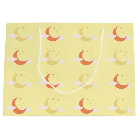 Moon en sterren groot cadeauzakje (Voorkant)