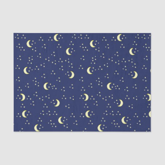 Moon en sterren tissuepapier (Voorkant)