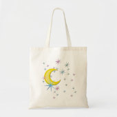 Moon en sterren tote bag (Voorkant)