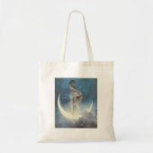 Moon en sterren tote bag (Voorkant)