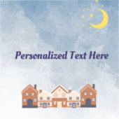 Moon en Sun Sticker (Voorkant)