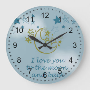 Moon en Terug Grote Klok
