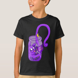 Moon Face Cat Nap - Schattigee kat T-shirt
