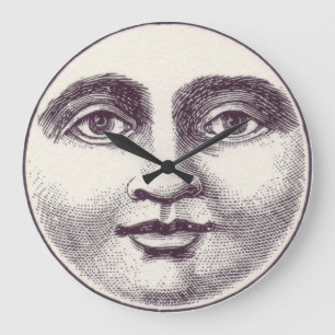 Moon Face Clock Grote Klok