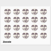 Moon Face Gift seal Sticker (Vel)