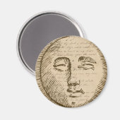 Moon Face Magneet (Voorkant / Achterkant)