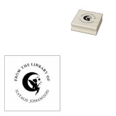 Moon Fairy From The Library Of Custom Book Rubberstempel (Gestempeld)