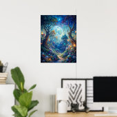 Moon Fairy Poster (Thuiskantoor)