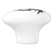 Moon Fairy Silhouette Thunder_Cove Keramische Knop (Zijkant)