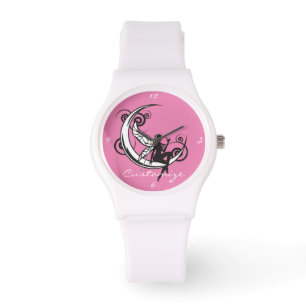 Moon Fairy Sitting Thunder_Cove Horloge