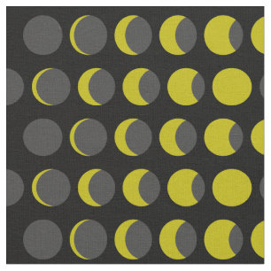 Moon Fases midden eeuw Modern Stof
