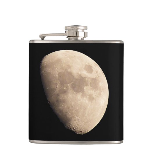 Moon Flask Persoonlijke Moon Flask Moon Gifts Heupfles (Voorkant)
