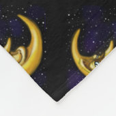 Moon Fleece Deken (Hoek)