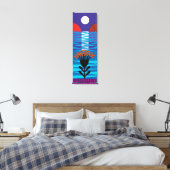 Moon Flower Canvas Afdruk (Insitu (Slaapkamer))