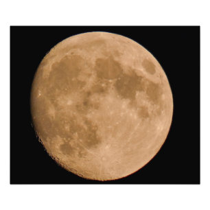 Moon Foto Afdruk