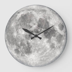 Moon Foto Grote Klok
