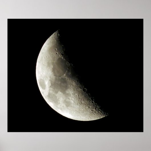 Moon fotografie poster (Voorkant)