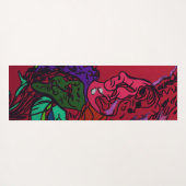 Moon Galaxy  Yogamat (Achterkant (horizontaal))