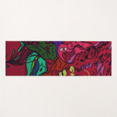 Moon Galaxy  Yogamat (Voorkant (horizontaal))