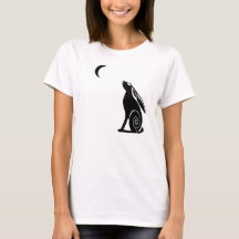 Moon Gazing Hare Dames Light T-shirt