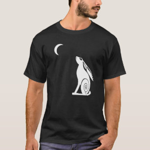 Moon Gazing Hare Mannen Dark T-shirt