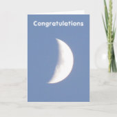 Moon  Gefeliciteerd Kaart (Voorkant)