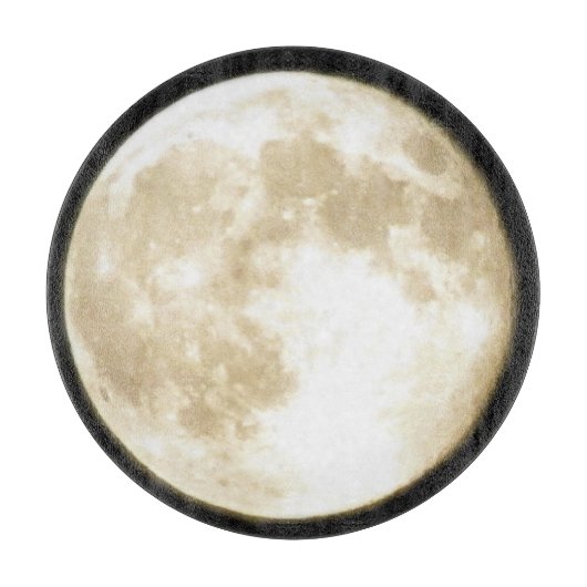 MOON-glazen snijplaat | m3galleryStudio Snijplank (Voorkant)