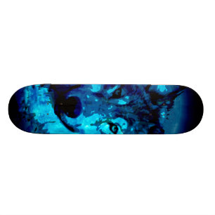Moon Glow Wolf Skateboard