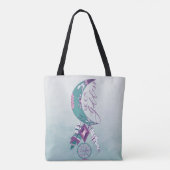 Moon Goddess Blauwgroen Boho Dreamweaver Gypsy Des Draagtas (Achterkant)