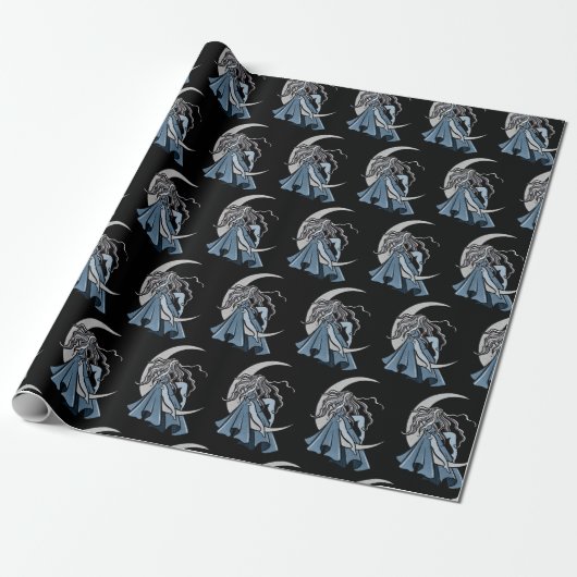 Moon Goddess Cadeaupapier (Uitgerold)