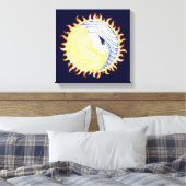 Moon Goddess Canvas Afdruk (Insitu (Slaapkamer))
