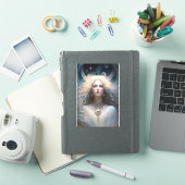 Moon Goddess Fantasy Art Sticker (iPad Cover)