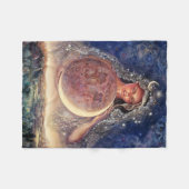 Moon Goddess Fleece Throw (Voorkant (Horizontaal))