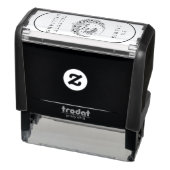 Moon Goddess Flower Moon Ex Libris Stamp Zelfinktende Stempel (Product)