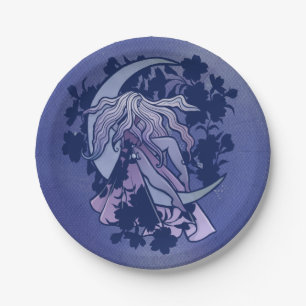 Moon Goddess MoonChild Papieren Bordje
