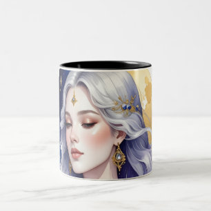 Moon Goddess Mug - Celestial Divine Feminine 